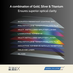 Residential window solar film titan x - 2